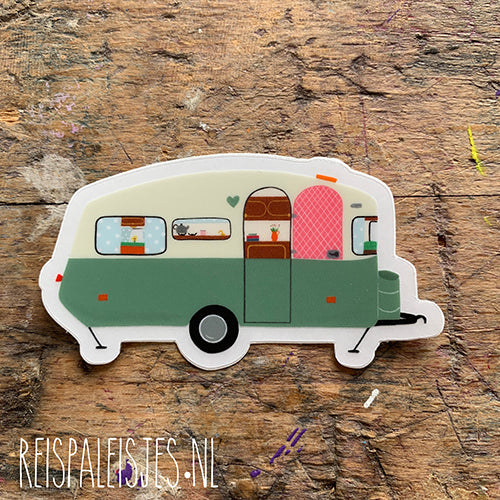 Sticker - Caravan Groen