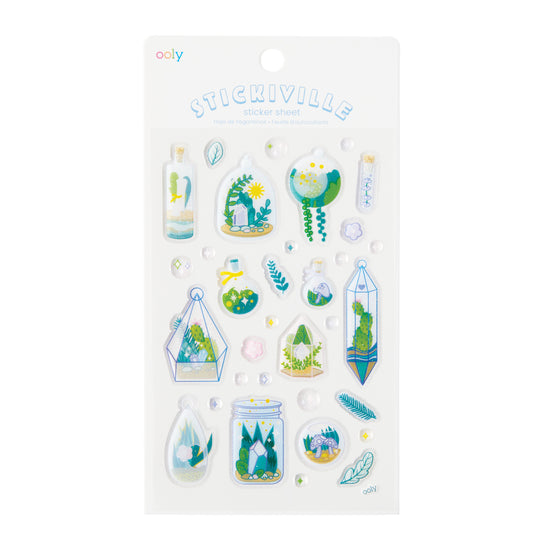 Stickiville Stickers - Tiny Terrarium