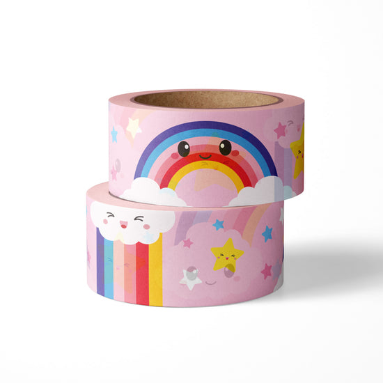 Washi Tape - Wolk Regenboog