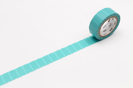 MT Masking Tape - Diagonal Green