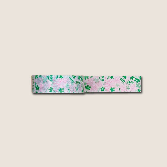 Washi Tape - Blooming Garden Green